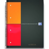 thumbnail of OXFORD Cahier NOTEBOOK spirales 160 pages perforées 80g 5x5 21x31,8cm Couverture polypro Gris