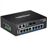 thumbnail of TRENDnet TI-G102 Switch a 10 porte con guida DIN Gigabit industriale