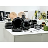thumbnail of CreaTable Nordic Gourmet Schwarz Tellerset 18-tlg Steinzeug