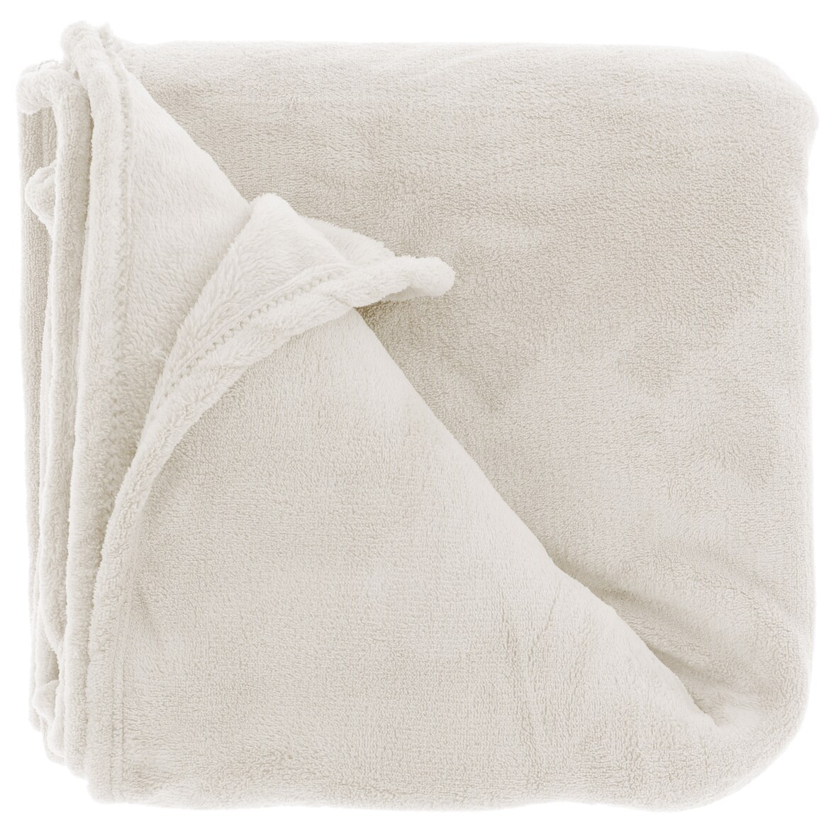 Unique Living Decke Claudi 130x160cm Cremeweiß