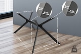 thumbnail of DELUKE® Tischgestell Metall PROXI Stahlgestell beschichtet, 72x135x71cm HxBxT Outdoor Tischbeine Tischfüße Tischuntergestell Schwarz