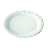 thumbnail of ECOLOMIQUE - 100 Pcs - Assiette ronde en carton blanc - Diam: 25,3 cm, Hauteur: 2 cm - ECO210AC260
