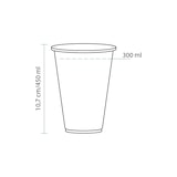 thumbnail of MONOUSO - Bicchiere in PLA Biodegradabile Trasparente 450ml Ø9,5cm (800 Pezzi)