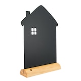 thumbnail of Securit® Quadro de mesa - Silhueta Casa - Base em madeira - Marcador de giz incluído