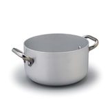 thumbnail of Pentole Agnelli, Casseruola alta in alluminio 3mm per induzione, 2maniglie, 28 cm, ALMA104PI28