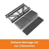 thumbnail of Lagerregal 200x60x200cm 300kg Schwerlastregal Regal Kellerregal 4 Böden Schwarz