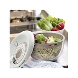 thumbnail of Stefanplast Tosca, centrifuga insalata 2 in 1, cm 26x18 grigio-bianco