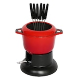 thumbnail of INVICTA Fondue-Service Standard Rubin Rot Gusseisen