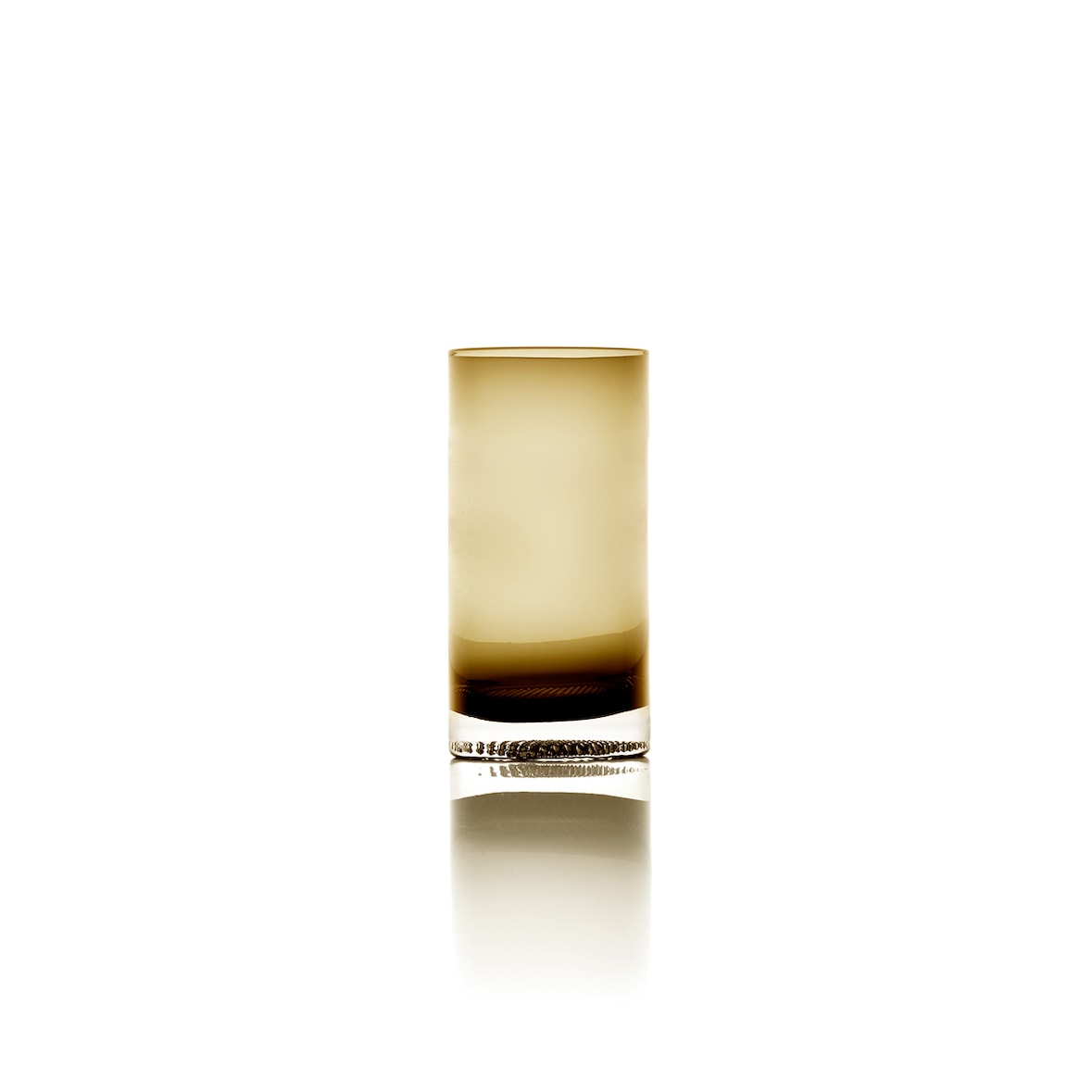 Bazar Bizar Longdrinkglas van glas 7.3x7.3x15.6 cm amber