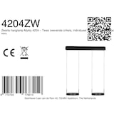 thumbnail of Steinhauer Exclusive Pendelleuchte 4-fl. "Mykty" 4204ZW Schwarz