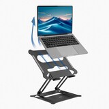 thumbnail of ACT AC8140 Laptopstandaard | Inklapbaar | Traploos in hoogte verstelbaar | Tot 15.6" | Ergonomisch | Aluminium