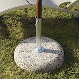 thumbnail of Base 35 kg in cemento e ghiaia per ombrelloni a palo centrale