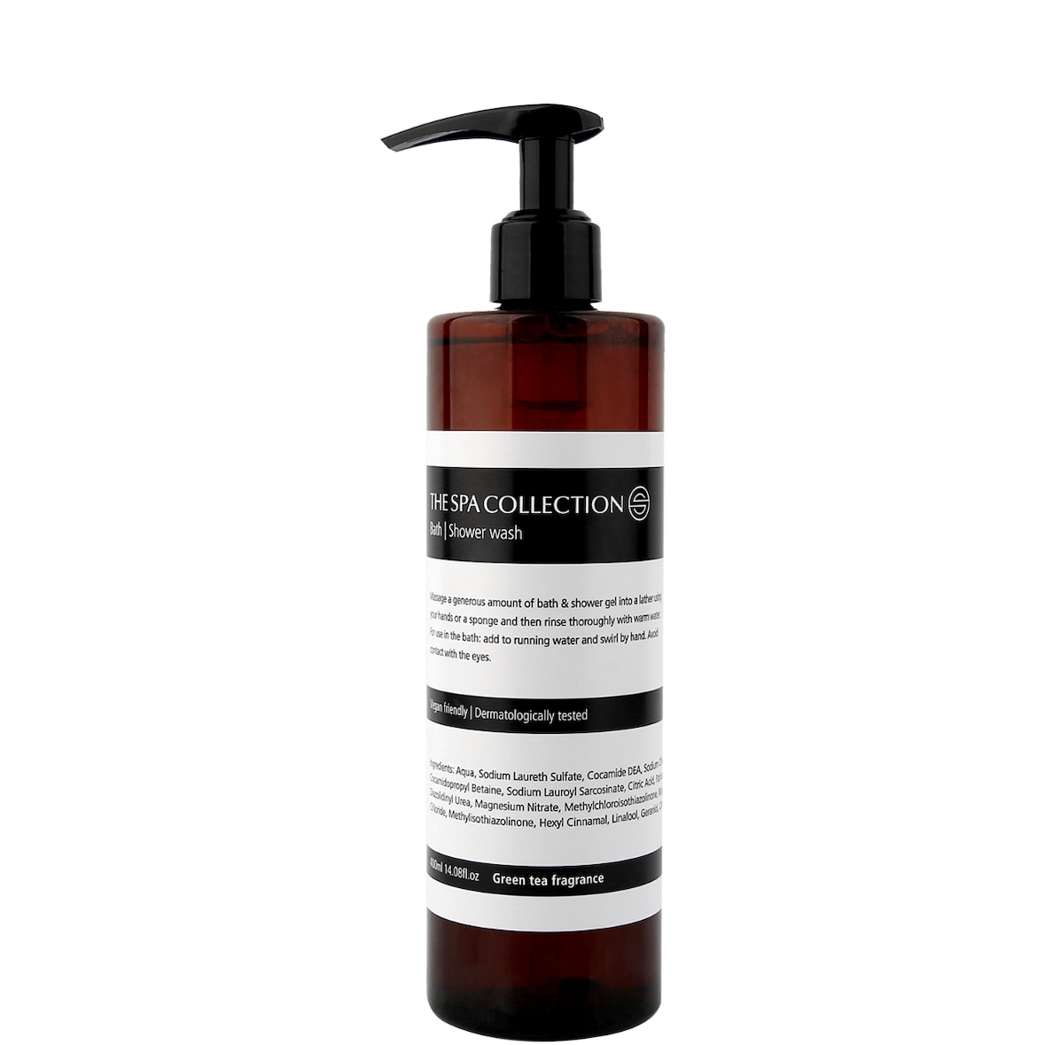 Douchegel 400 ml - The Spa Collection Green Tea (Doos van 24 stuks)