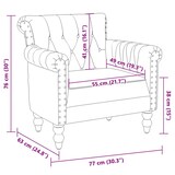 thumbnail of Fauteuil Noir Cuir de chèvre véritable Modèle Flavina