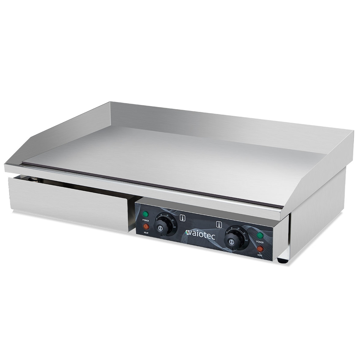 vaiotec Elektro Grillplatte, Grillfläche glatt, 730 x 510 mm