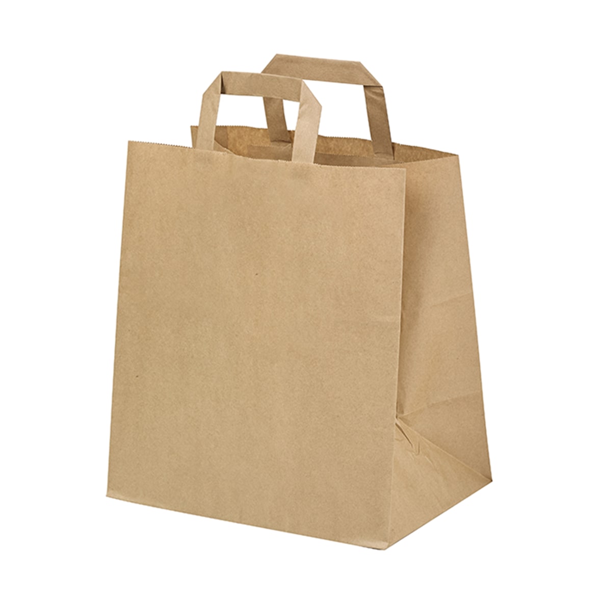 Firstpack CABBR32 shopper con manici in carta carta kraft 260x140x302 mm. Scatola da 250 pz.