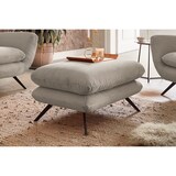 thumbnail of KAWOLA Sitzgruppe CHARME 3-Sitzer Sessel Hockerbank Cord steingrau