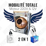 thumbnail of Pralinière enrobeuse professionnelle à gaz capacité 1 à 5kg - Enrobage sucré de fruits à coque - PROFERIA