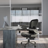 thumbnail of Schwerlaststuhl / Bürostuhl INSTRUCTOR T I Titan XXL Netzstoff / Kunstleder schwarz hjh OFFICE