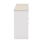 thumbnail of Merax Kommode Aufbewahrungsschrank mit drei Schubladen und vier Klappen, Sideboard im Landhausstil, Breite 160cm