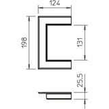 thumbnail of OBO Bettermann Wandabschlussblende G-AWAO90130RW 6278890