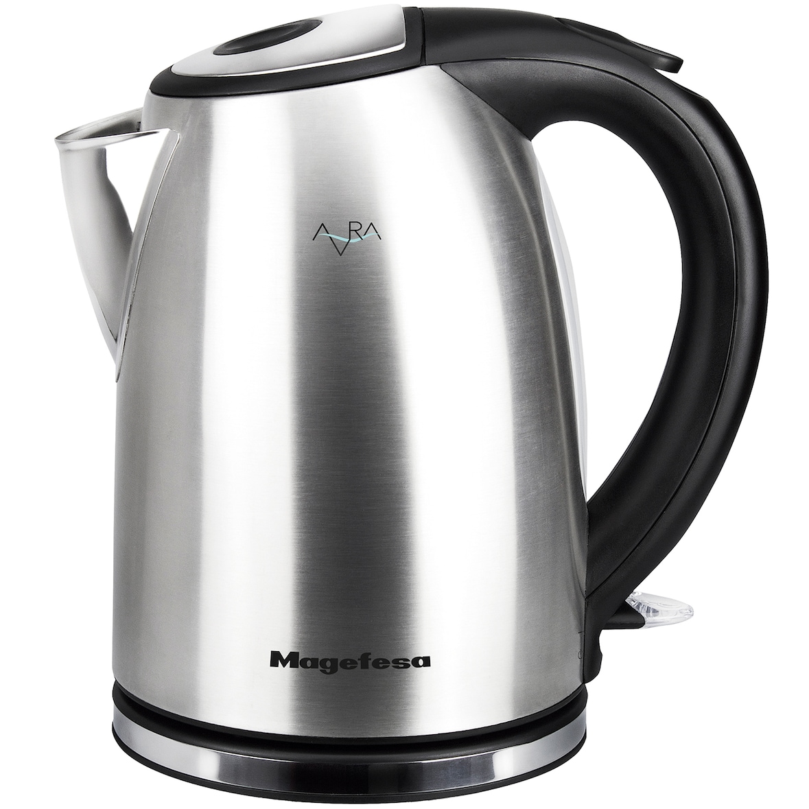 Magefesa Aura - Hervidor Eléctrico 1.7L, 2100W, Filtro Antical Extraíble, Cable de 750mm, Almacenamiento de Cable, Apagado y Desconexión Automática