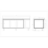 thumbnail of Tour Pâtissier Réfrigéré 3 Portes en Granit