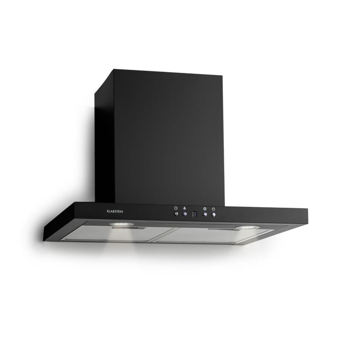 Limelight Dunstabzugshaube 60cm Wandhaube 600m³/h schwarz Schwarz