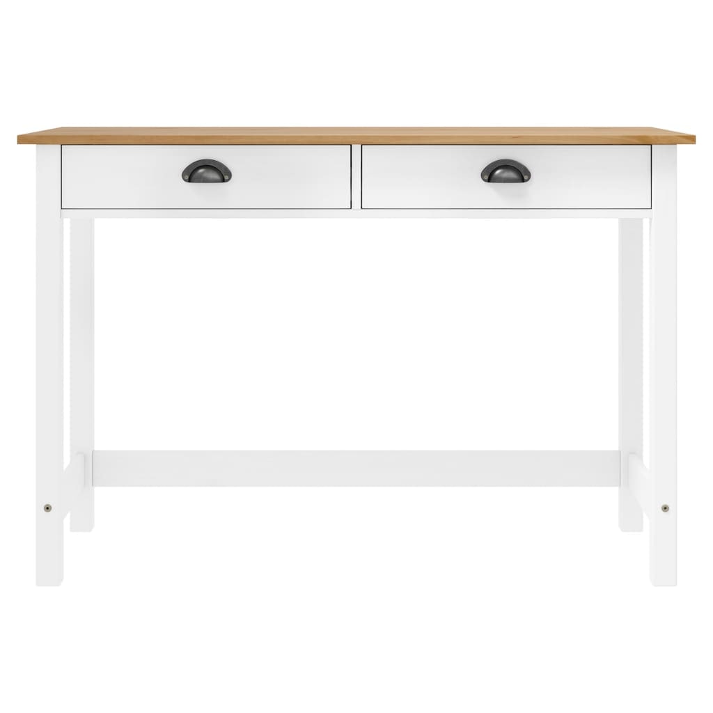 Mesa consola Hill con 2 cajones madera pino 110x45x74 cm