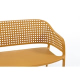 thumbnail of Set salotto da giardino con divano, 2 poltrone impilabili e tavolino in polipropilene intrecciato, terrazzo, piscina, bar, resistente – Sirmione- Ocra