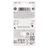 thumbnail of Bateria Zinc-Aire, 10, 1,4V (Blister De 6)