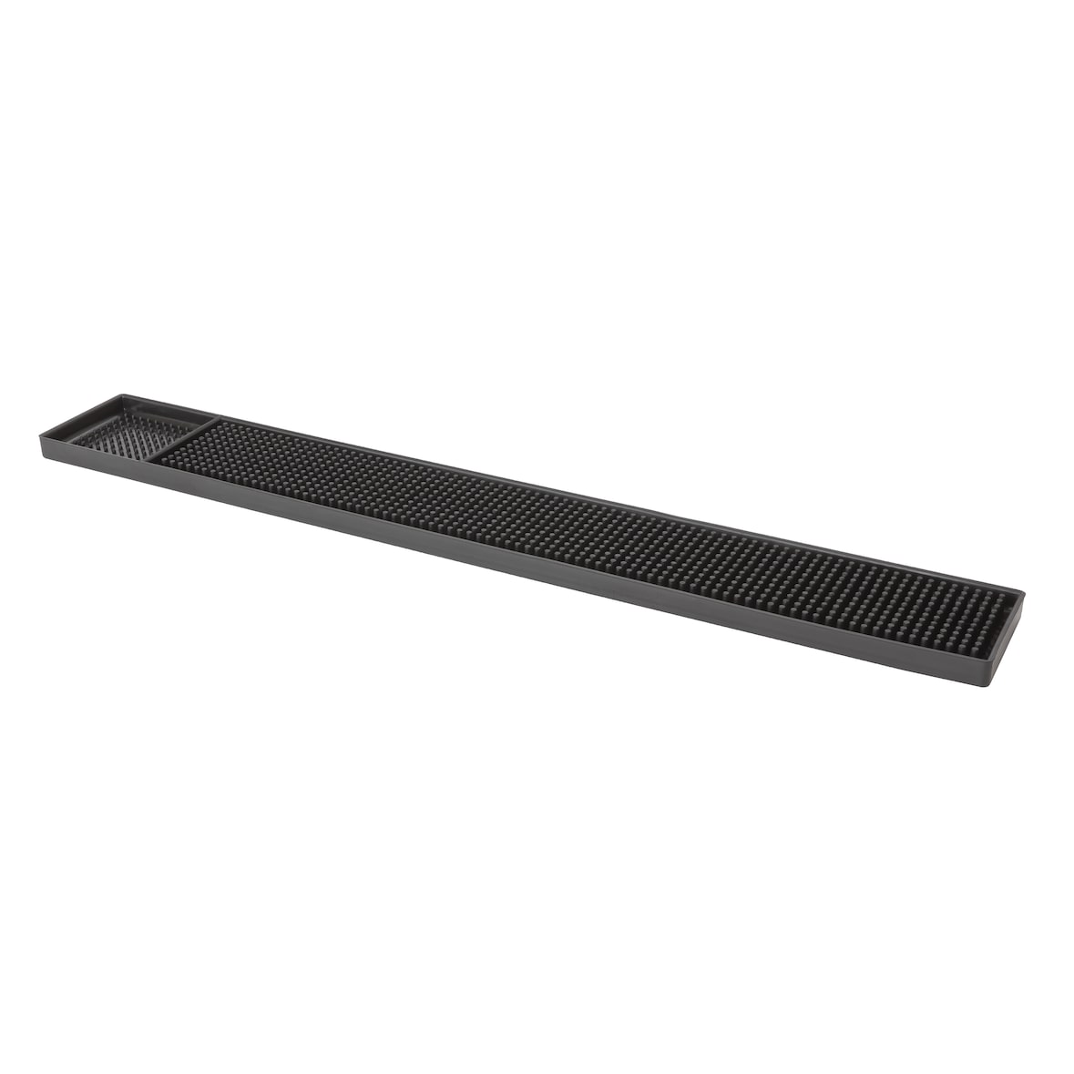 METRO Professional Tapis de bar en caoutchouc, plastique, 8 x 60 cm, noir