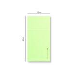 thumbnail of Bio Bamboo® - Luxus Einweg-Serviette, 40 x 40 (Bestecktasche), Extrem weich, kompostierbar, Bambusviskose, Made in Italy, 600 Stück, grün