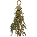thumbnail of Ländlicher Weihnachtsdekorationsanhänger - Trockenblumen | 55cm | Gelb