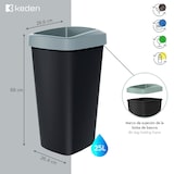 thumbnail of Keden - Compacta Q Set van 4 recyclingbakken 25L in veelkleurig