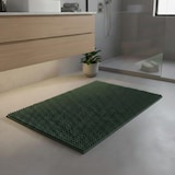 thumbnail of WellHome - Alfombra de Baño de Microfibra 50x80cm en color Verde Oscuro - Oruga
