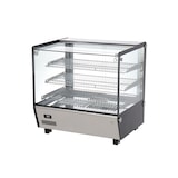 thumbnail of METRO Professional Vitrine chauffante GHV1120R, inox/verre, 67.8 x 56.8 x 68.6 cm, 120 L, temp. : 30 à +90°C, 1100 W, 3 étagères, argenté