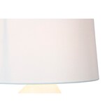 thumbnail of SalesFever Lampe de table | Cadre céramique / abat-jour lin | L 30 x P 16 x H 69 cm | Bleu – Blanc