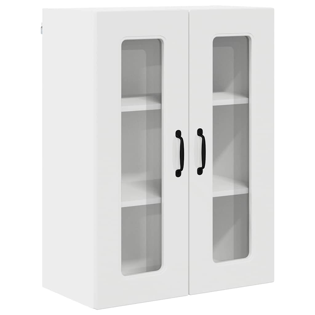 vidaXL Küchenwandschrank Hochglanz Weiß 60 x 31 x 80 cm Holzwerkstoff
