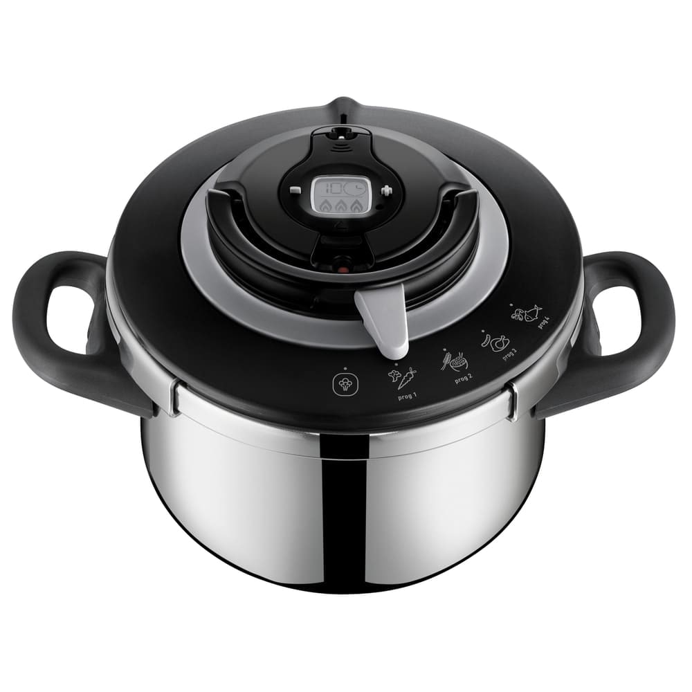 Cocotte clipso chef 4.5 L 4 programmes -  Noir Rond Acier Seb 36.00x26.00 cm