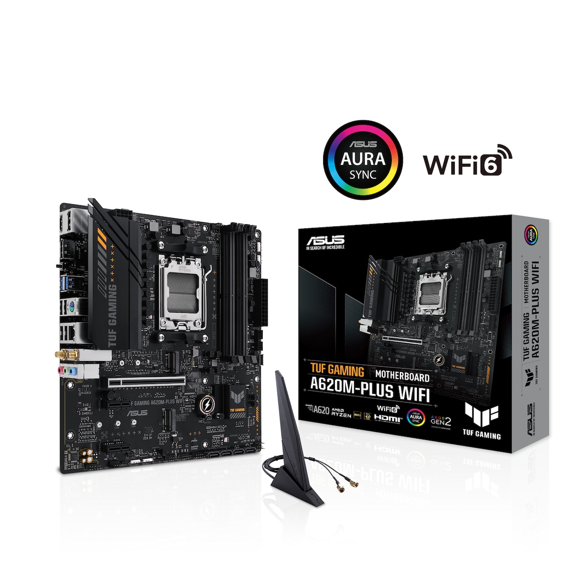 ASUS TUF GAMING A620M-PLUS WIFI Mainboard Sockel AMD A620