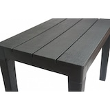thumbnail of Gartentisch Bank Hocker 60x40 cm Kunststoff Anthrazit Robust Terrasse Balkon
