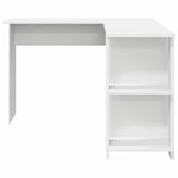 thumbnail of vidaXL Hoekbureau met plank Wit 140 x 113,5 x 75 cm Bewerkt hout