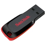 thumbnail of SanDisk Cruzer Blade Memoria USB 64 GB USB Tipo-A 2.0 Negro, Rojo
