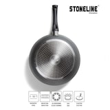 thumbnail of STONELINE® CERAMIC Bratpfanne 28 cm, Keramik-Beschichtung, mit Glasdeckel, Induktion geeignet