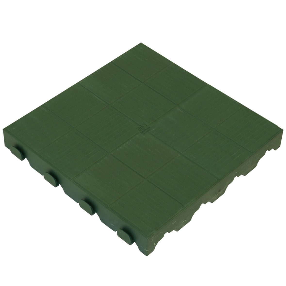 ArtPlast - Kunststofffliese für Terrasse 39x39x4,8 cm; Fläche 0,15 m², Kollektion COMBI - Grün