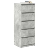 thumbnail of vidaXL Sideboard mit Schubladen Betongrau 37,5x35x99 cm Holzwerkstoff