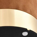 thumbnail of vidaXL Hocker Braun und Golden Samt