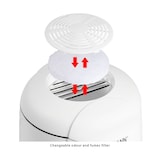 thumbnail of Bomann FRR 1290 CB Freidora Fondue, 1 L, 6 Tenedores Fondue, Termostato Regulable, Filtro Antiolores Humos 900W Blanco/Gris