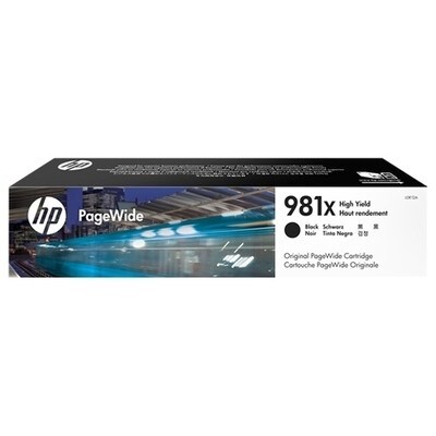 Hewlett Packard L0R12A HP L0R12A PageWide Tintenpatrone schwarz No. 981 X